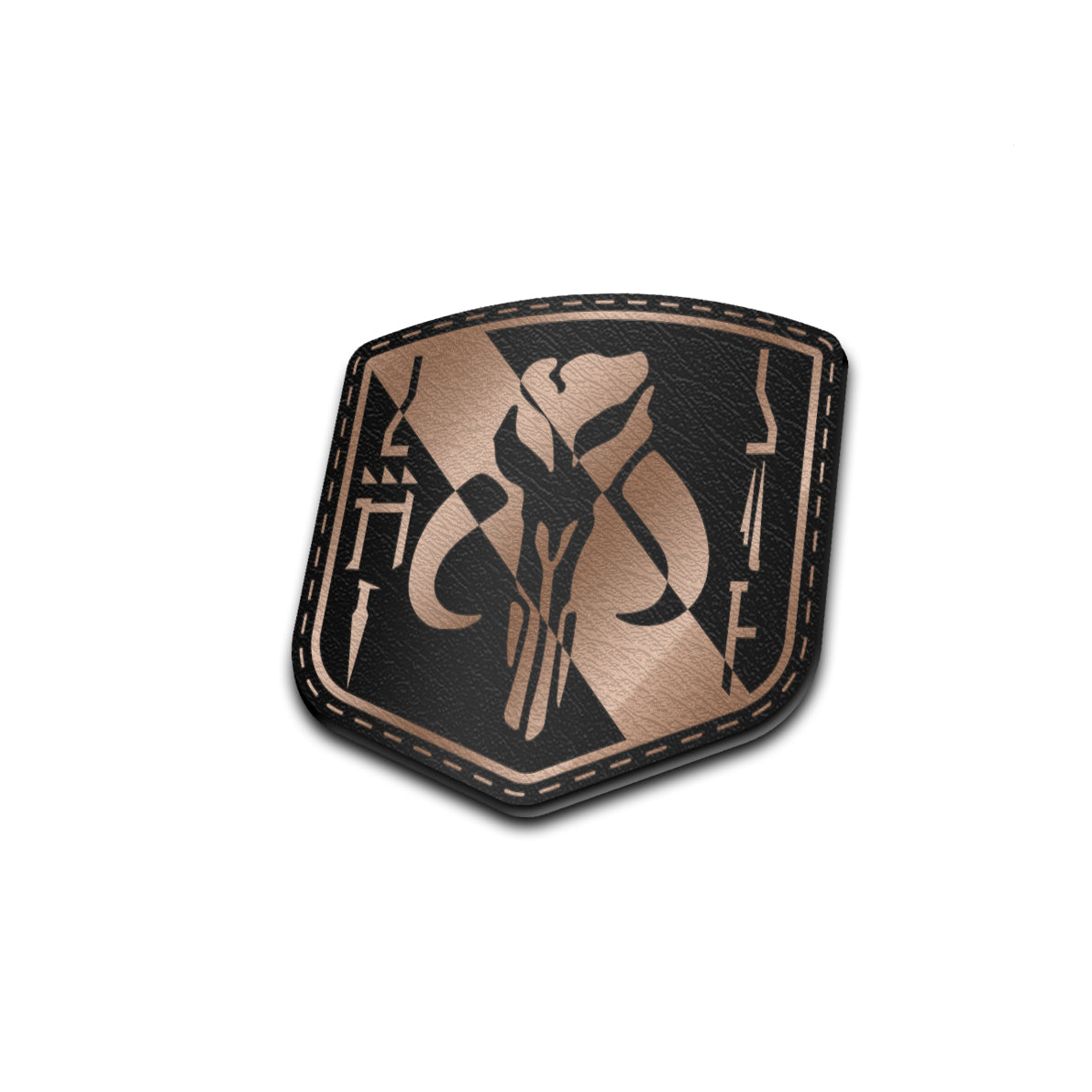 The Way - American Bison Design Co. - funny, Iron, Leather, mandalorian, On, Patch, Pre made, Premade, star, starwars, this is, wars