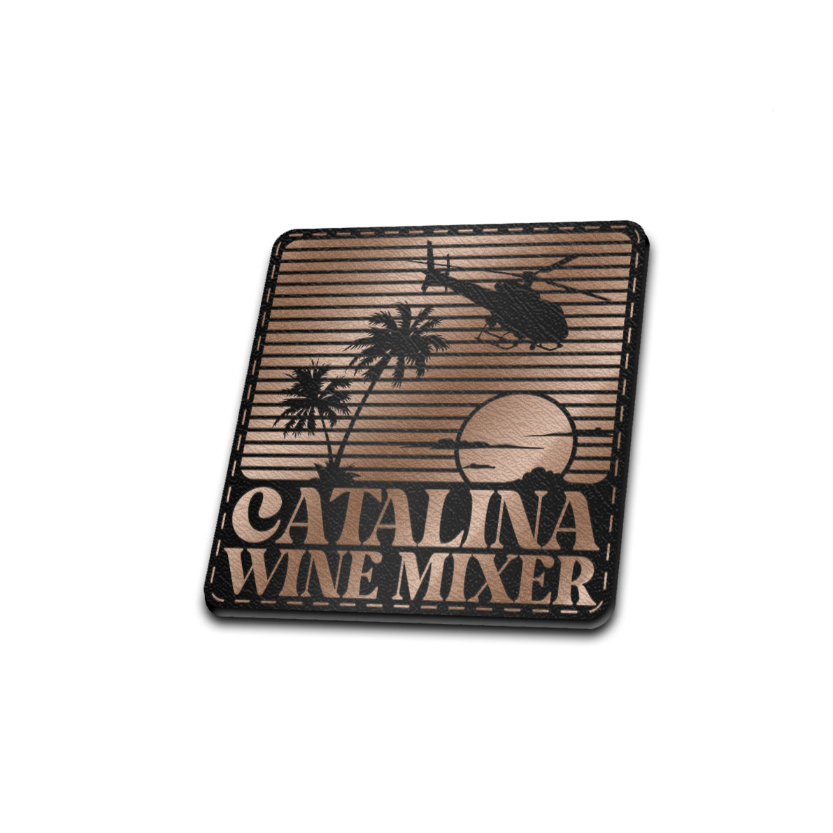 Catalina Wine Mixer - American Bison Design Co. - catalina, catalina wine mixer, funny, Iron, Leather, mixer, On, Patch, Pre made, Premade, step brothers, wine