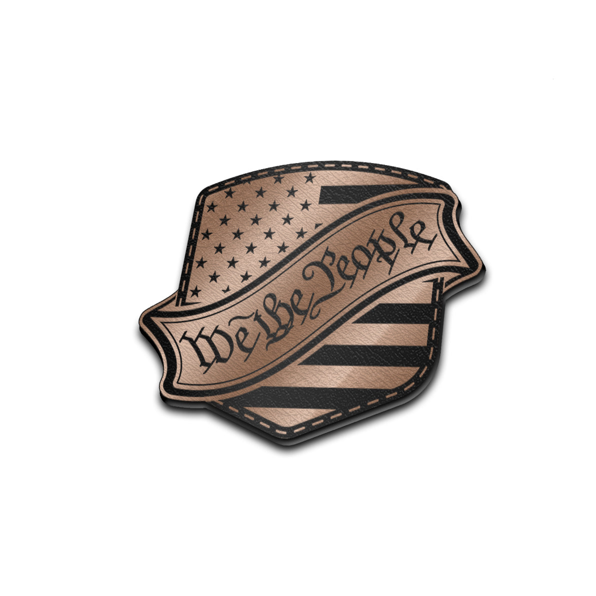 We The People - American Bison Design Co. - america, declaration, flag, Iron, Leather, On, Patch, Patriotic, people, Pre made, Premade, USA, we