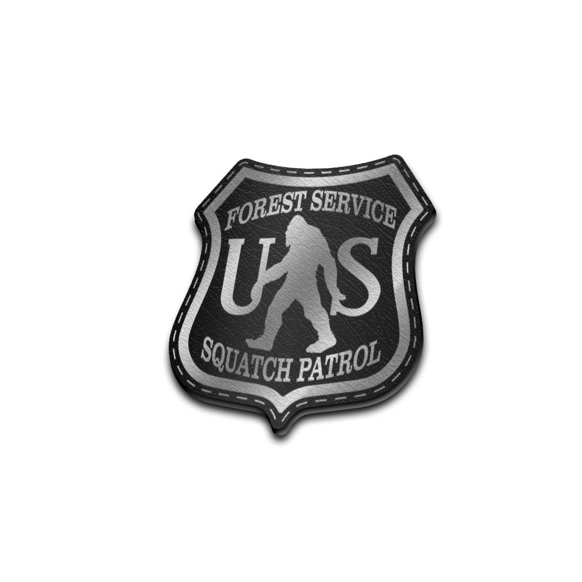 Sasquatch Patrol - American Bison Design Co. - forest, funny, Iron, Leather, On, Patch, patrol, Pre made, Premade, sas, sasquatch, squatch