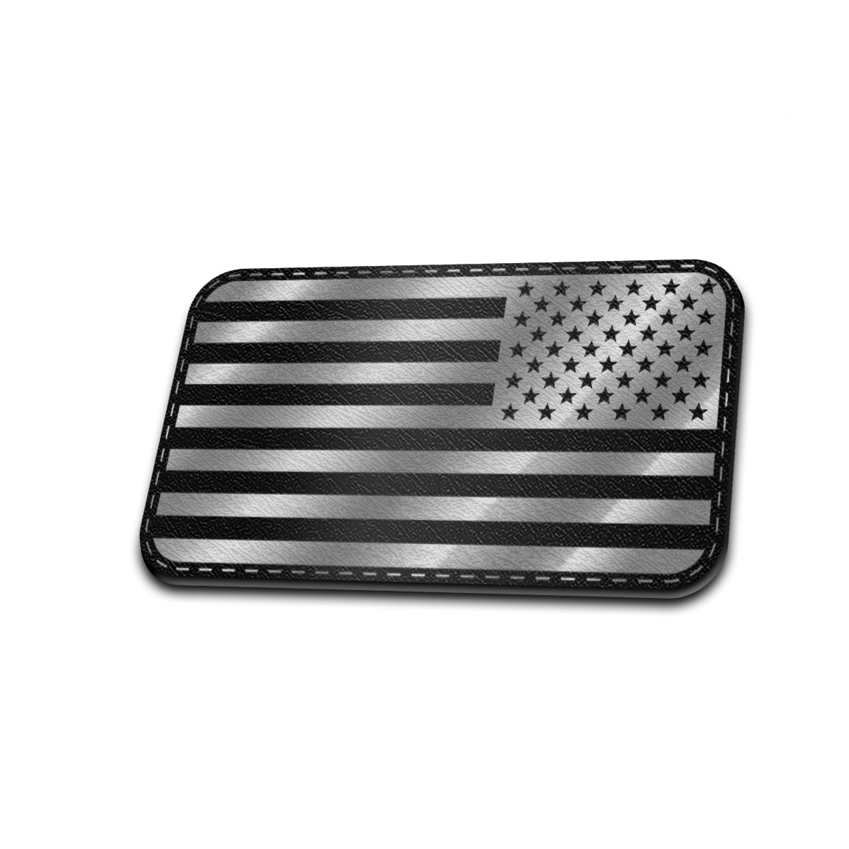 USA Left - American Bison Design Co. - america, flag, Iron, Leather, On, Patch, Patriotic, Pre made, Premade, USA