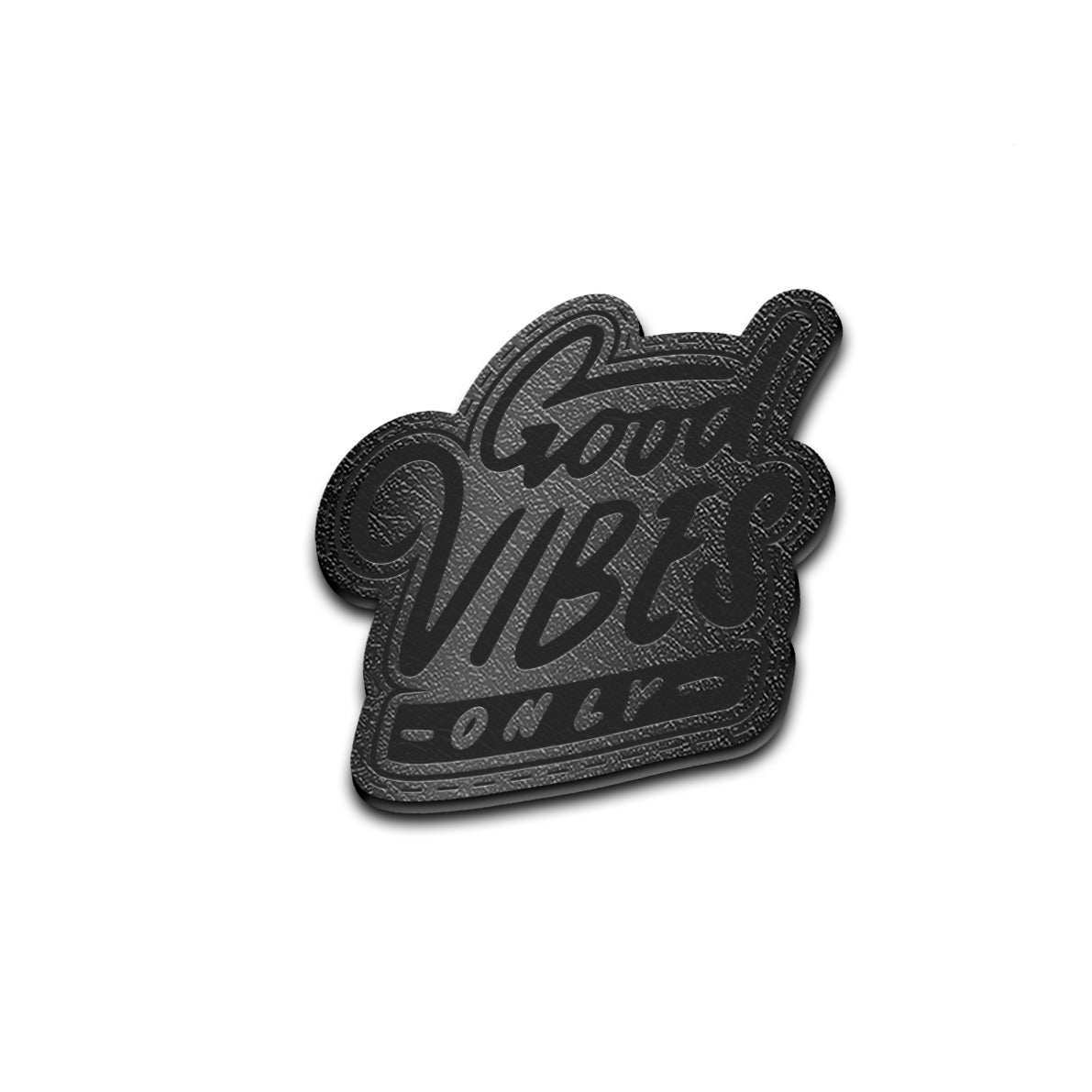 Good Vibes Only - American Bison Design Co. - funny, good, Iron, Leather, On, Patch, patrol, Pre made, Premade, vibes