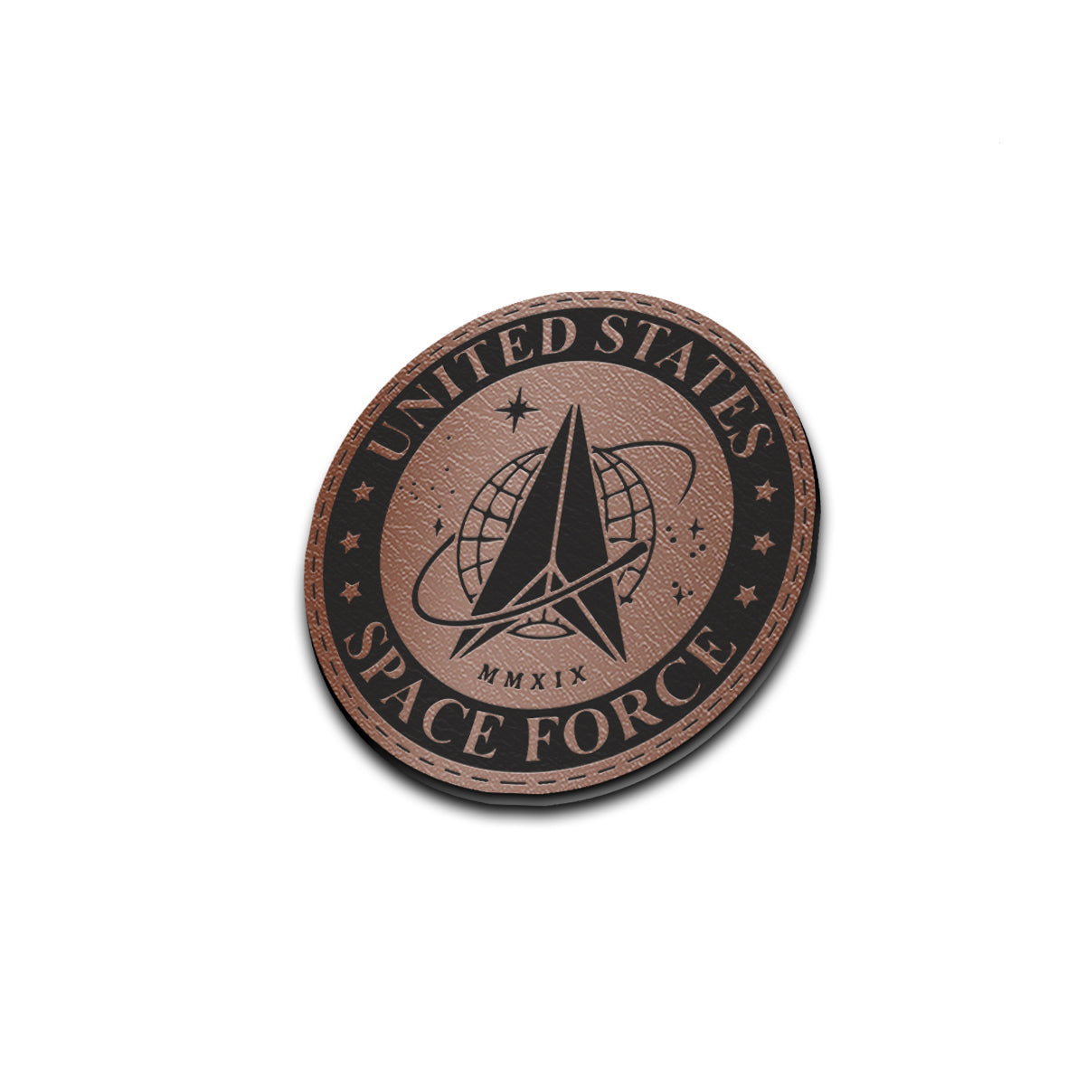 US Space Force - American Bison Design Co. - force, Iron, Leather, military, On, Patch, Pre made, Premade, space, USA, veteran