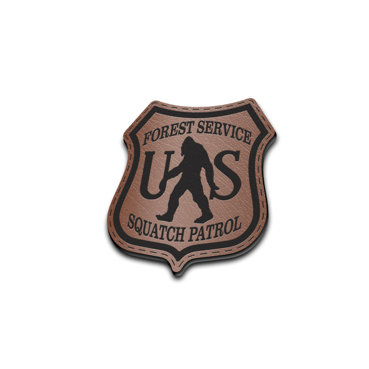 Sasquatch Patrol - American Bison Design Co. - forest, funny, Iron, Leather, On, Patch, patrol, Pre made, Premade, sas, sasquatch, squatch