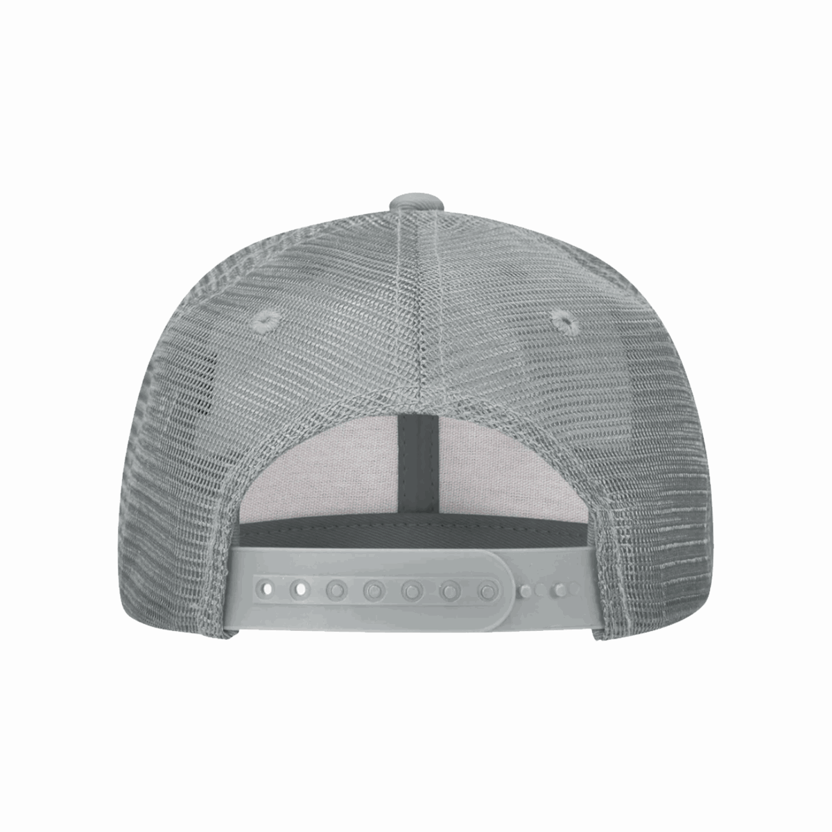 DECKY // Raider - American Bison Design Co. - Black, Custom, Decky, Flat, Grey, Hat, Leather, Mesh, Patch, Snap, Trucker