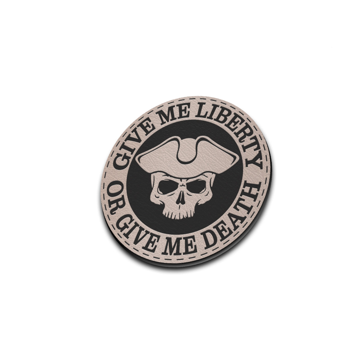 Liberty or Death - American Bison Design Co. - death, Iron, Leather, liberty, On, Patch, Patriotic, Pre made, Premade