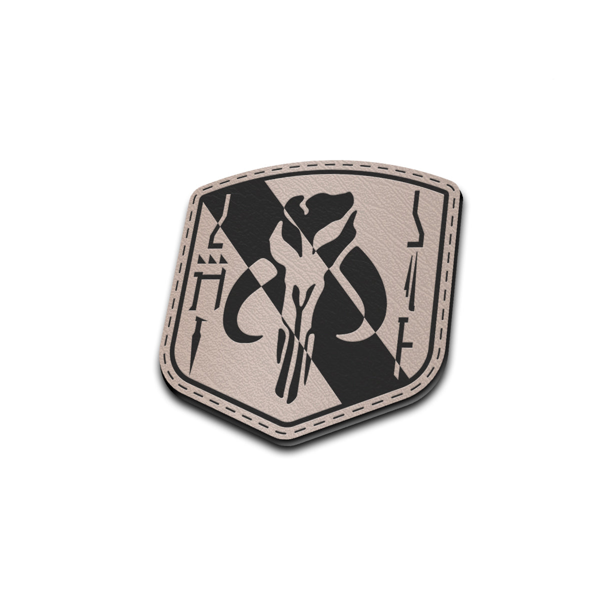 The Way - American Bison Design Co. - funny, Iron, Leather, mandalorian, On, Patch, Pre made, Premade, star, starwars, this is, wars