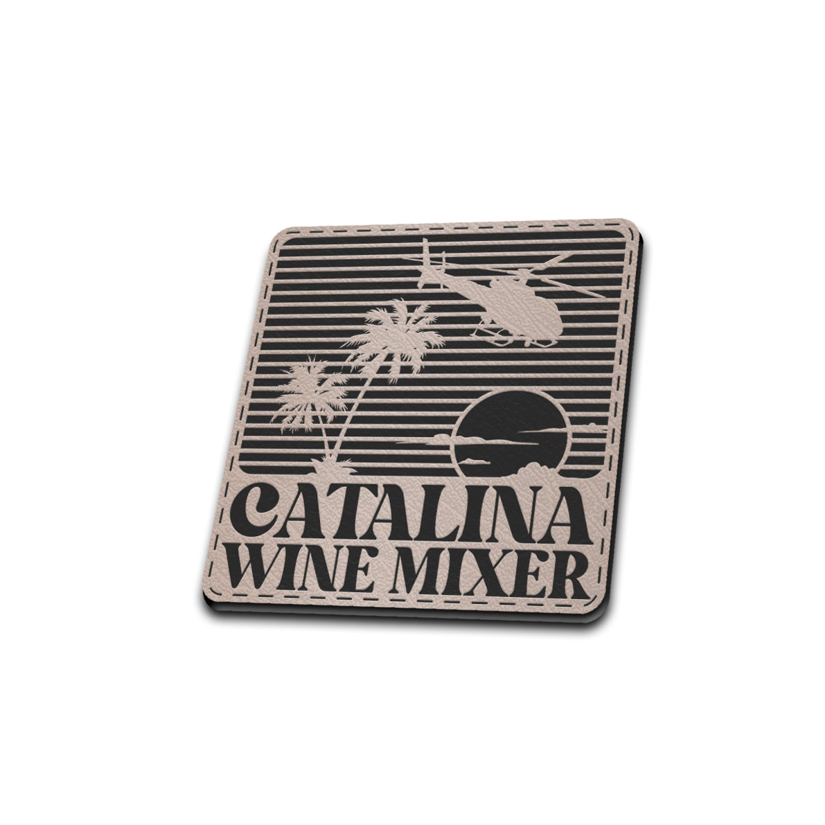 Catalina Wine Mixer - American Bison Design Co. - catalina, catalina wine mixer, funny, Iron, Leather, mixer, On, Patch, Pre made, Premade, step brothers, wine