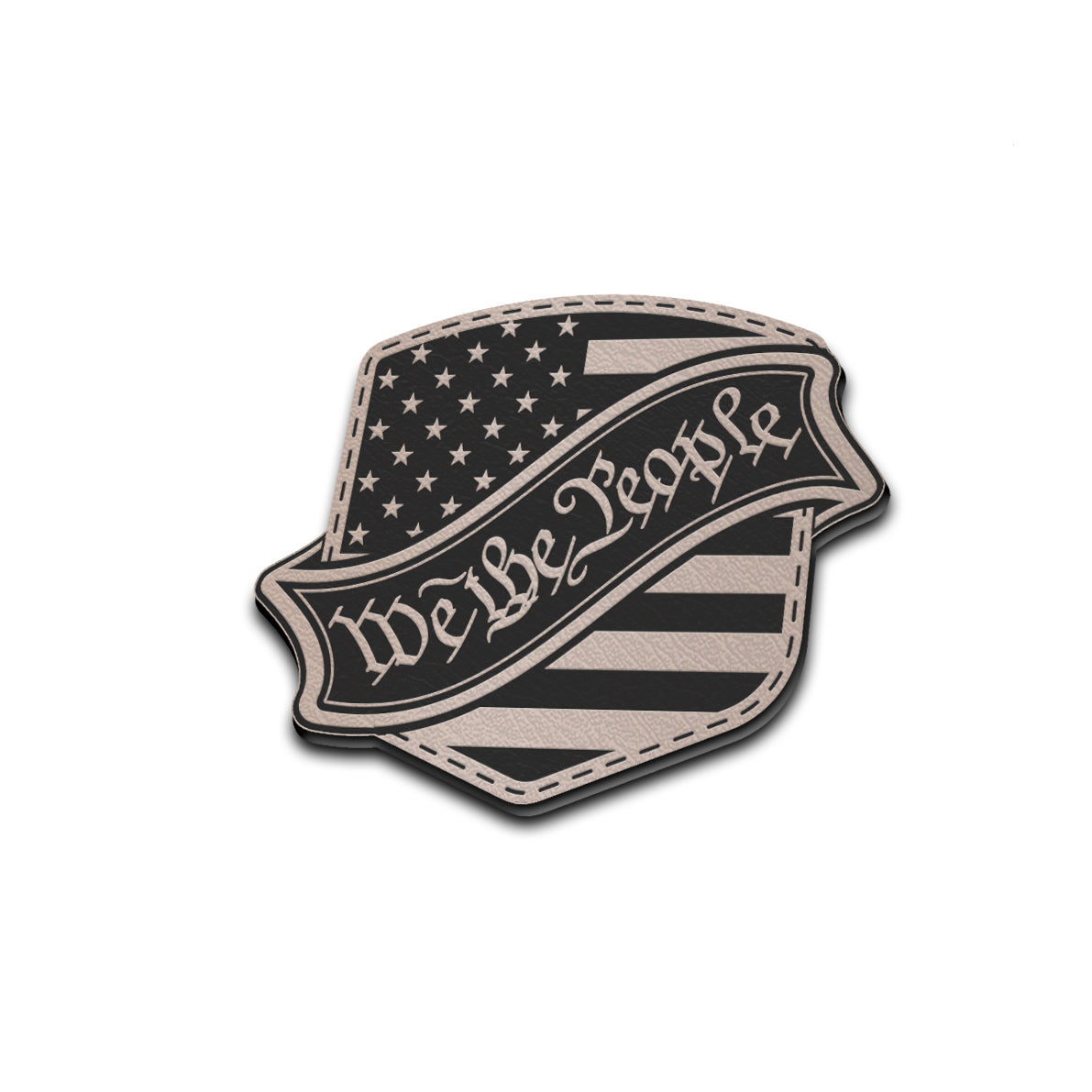 We The People - American Bison Design Co. - america, declaration, flag, Iron, Leather, On, Patch, Patriotic, people, Pre made, Premade, USA, we