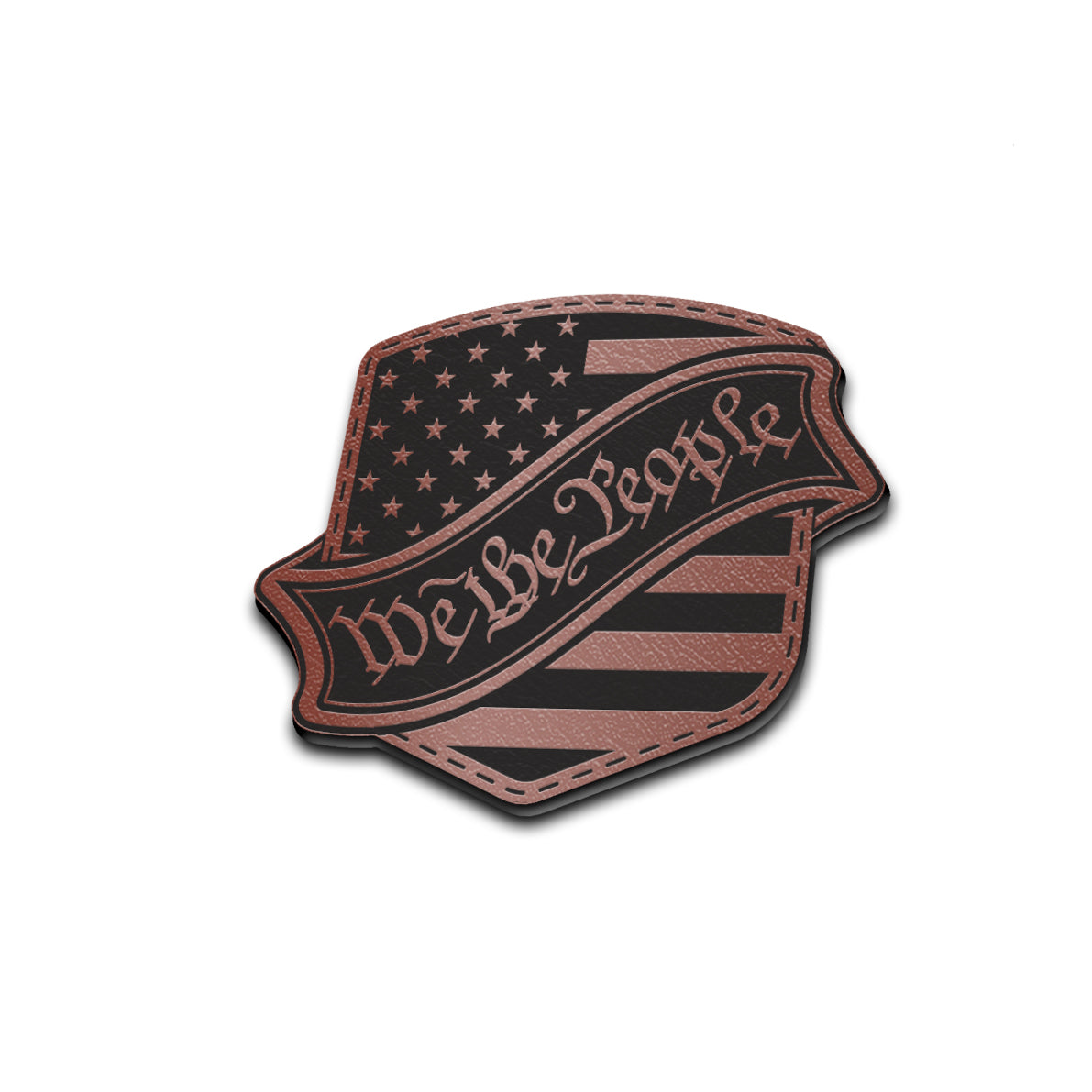 We The People - American Bison Design Co. - america, declaration, flag, Iron, Leather, On, Patch, Patriotic, people, Pre made, Premade, USA, we