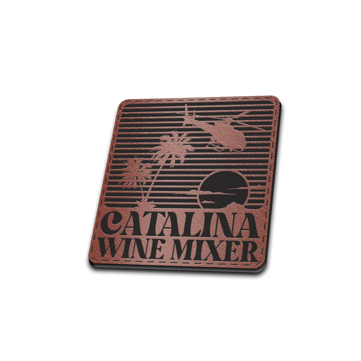 Catalina Wine Mixer - American Bison Design Co. - catalina, catalina wine mixer, funny, Iron, Leather, mixer, On, Patch, Pre made, Premade, step brothers, wine