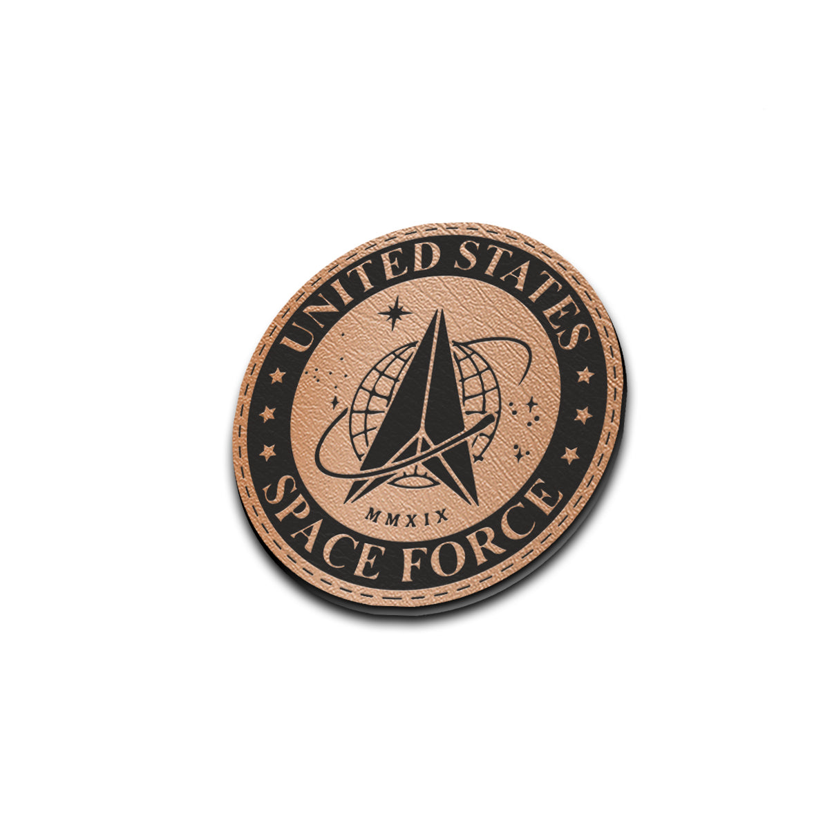 US Space Force - American Bison Design Co. - force, Iron, Leather, military, On, Patch, Pre made, Premade, space, USA, veteran