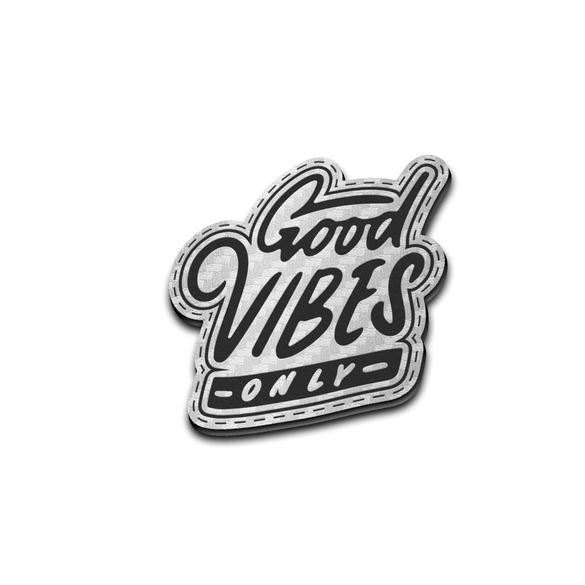 Good Vibes Only - American Bison Design Co. - funny, good, Iron, Leather, On, Patch, patrol, Pre made, Premade, vibes