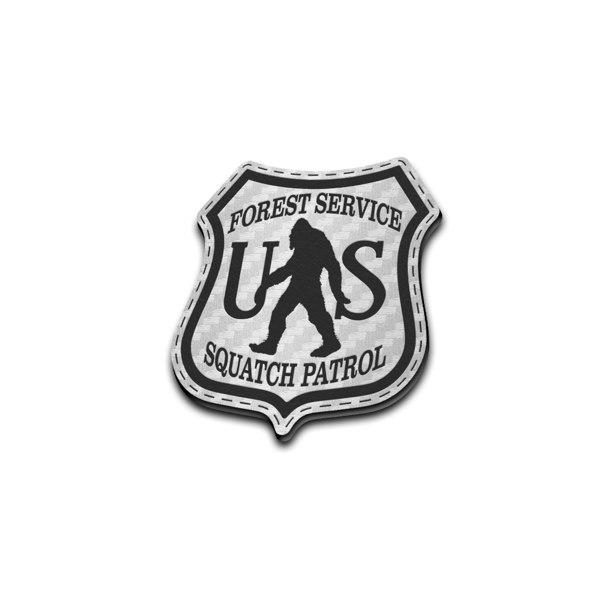 Sasquatch Patrol - American Bison Design Co. - forest, funny, Iron, Leather, On, Patch, patrol, Pre made, Premade, sas, sasquatch, squatch