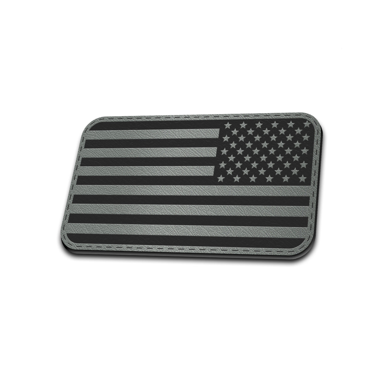 USA Left - American Bison Design Co. - america, flag, Iron, Leather, On, Patch, Patriotic, Pre made, Premade, USA
