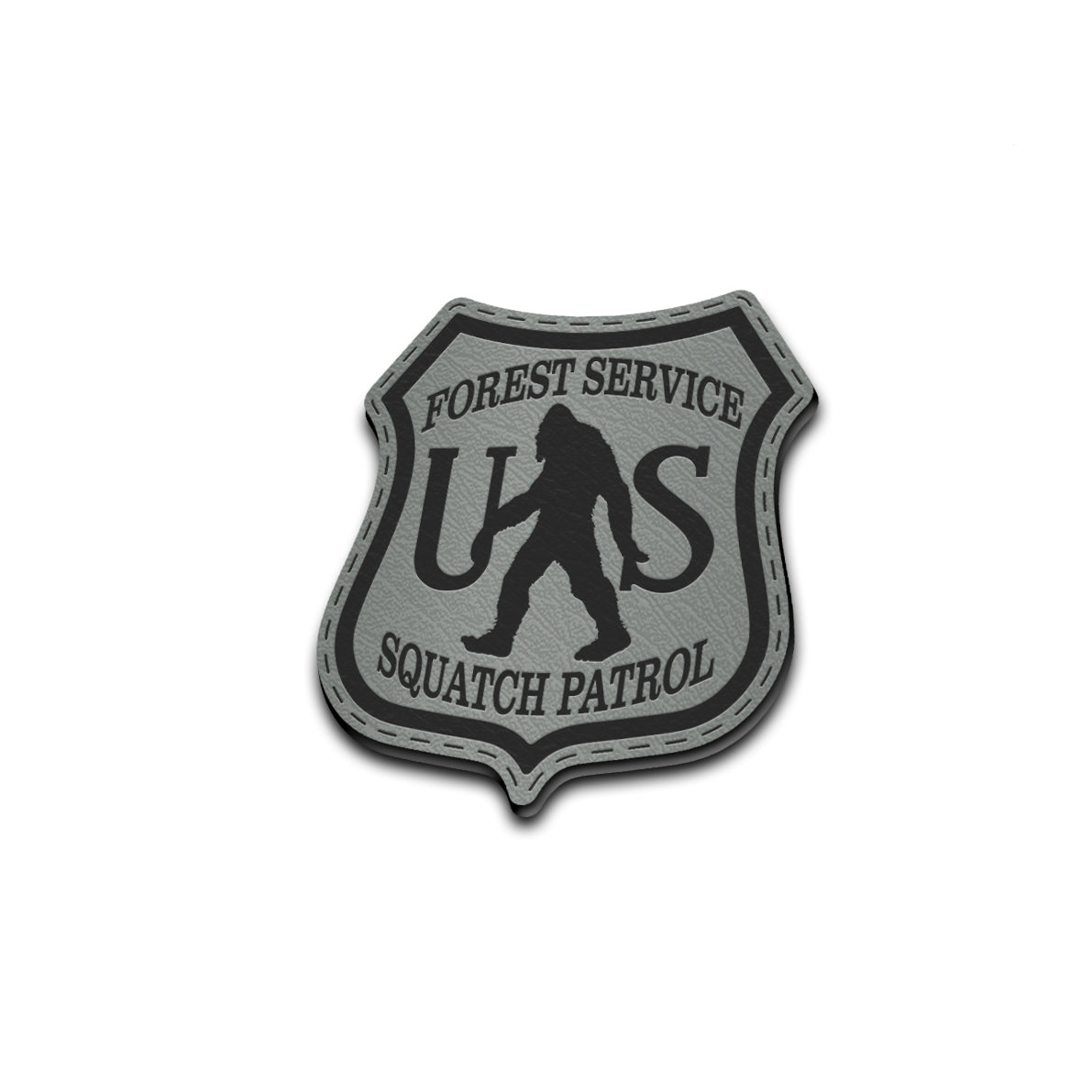 Sasquatch Patrol - American Bison Design Co. - forest, funny, Iron, Leather, On, Patch, patrol, Pre made, Premade, sas, sasquatch, squatch