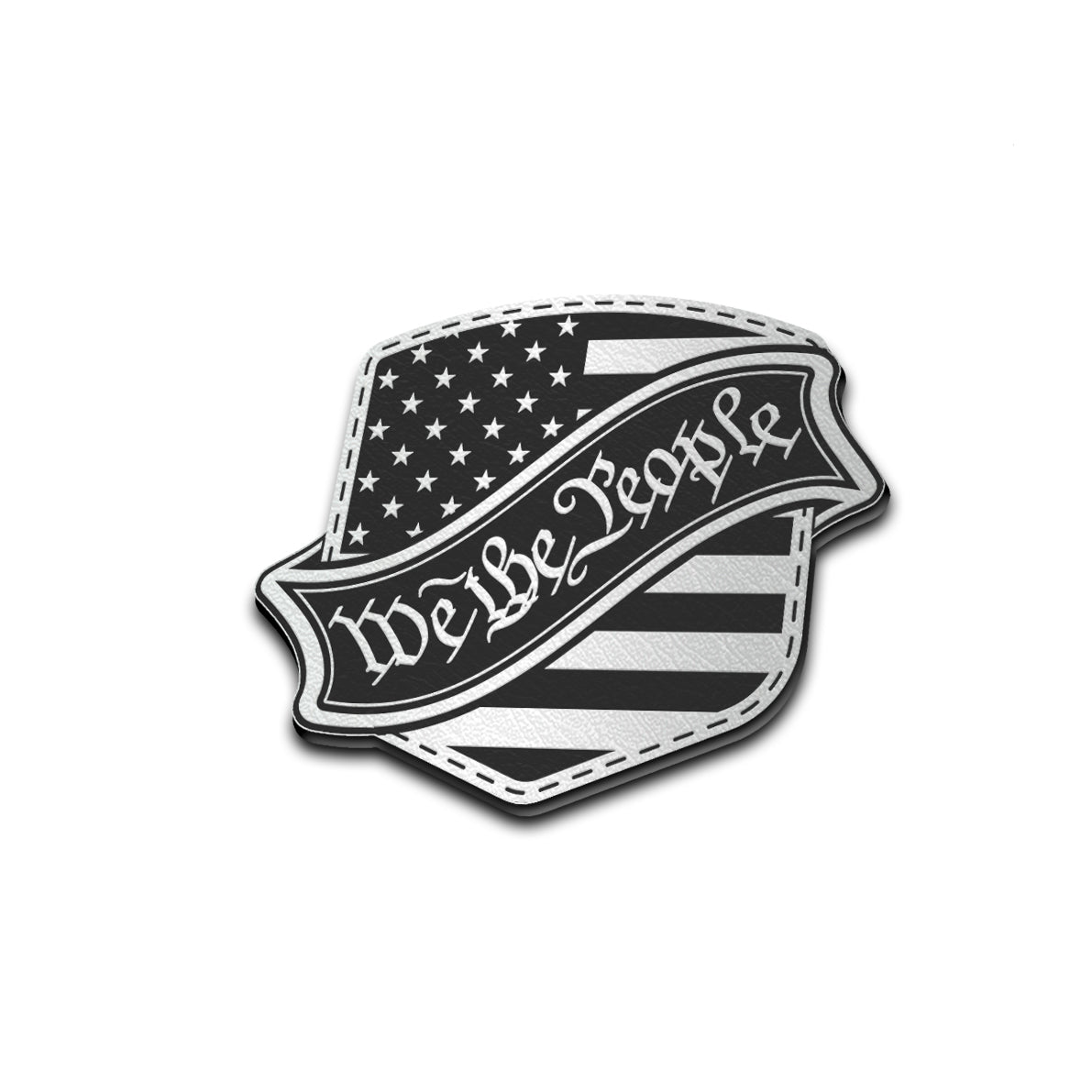 We The People - American Bison Design Co. - america, declaration, flag, Iron, Leather, On, Patch, Patriotic, people, Pre made, Premade, USA, we