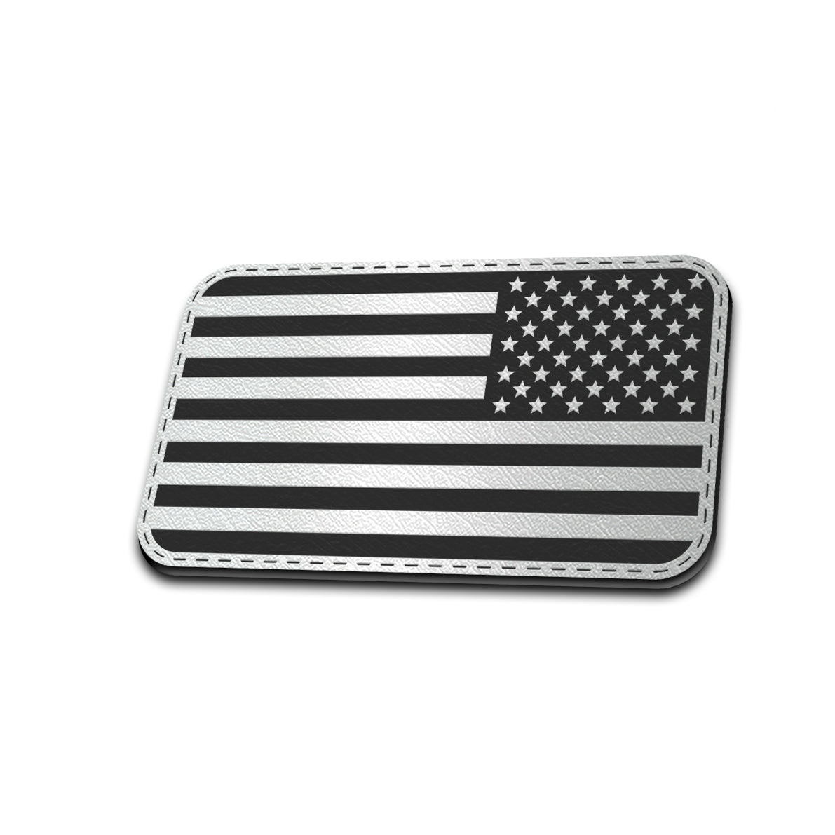 USA Left - American Bison Design Co. - america, flag, Iron, Leather, On, Patch, Patriotic, Pre made, Premade, USA