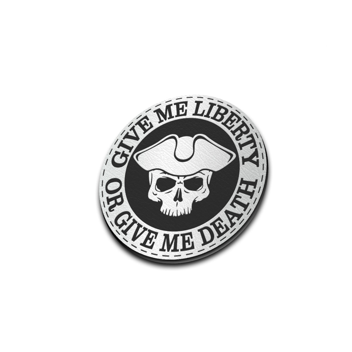 Liberty or Death - American Bison Design Co. - death, Iron, Leather, liberty, On, Patch, Patriotic, Pre made, Premade