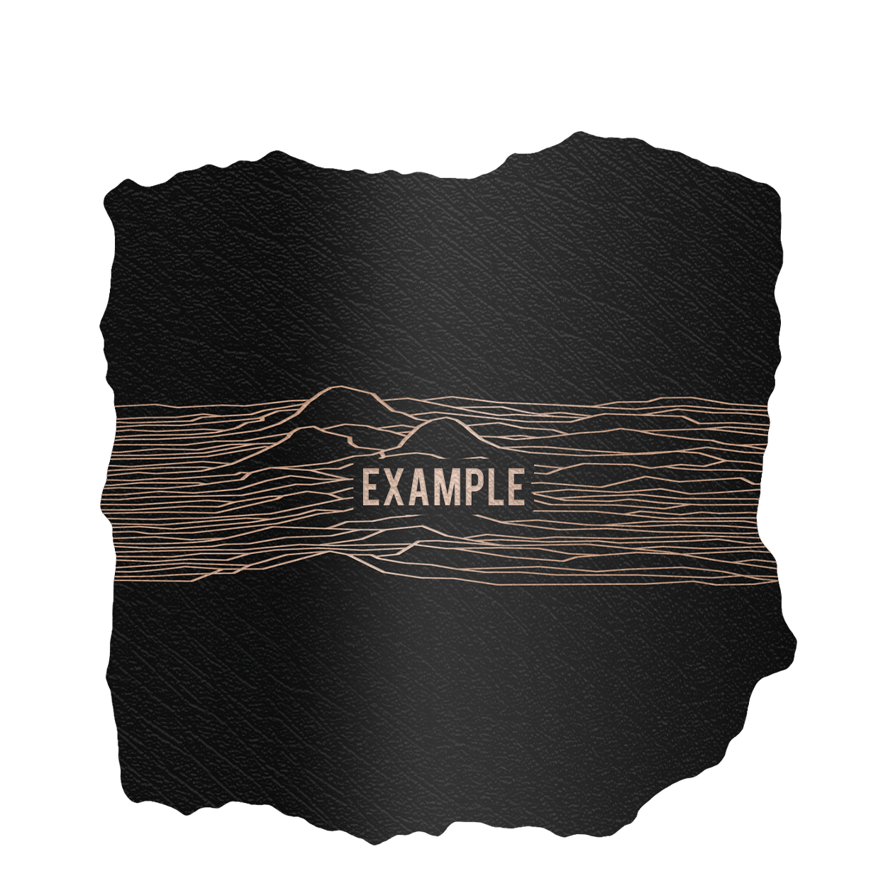 BLANK PATCH // BLACK to COPPER