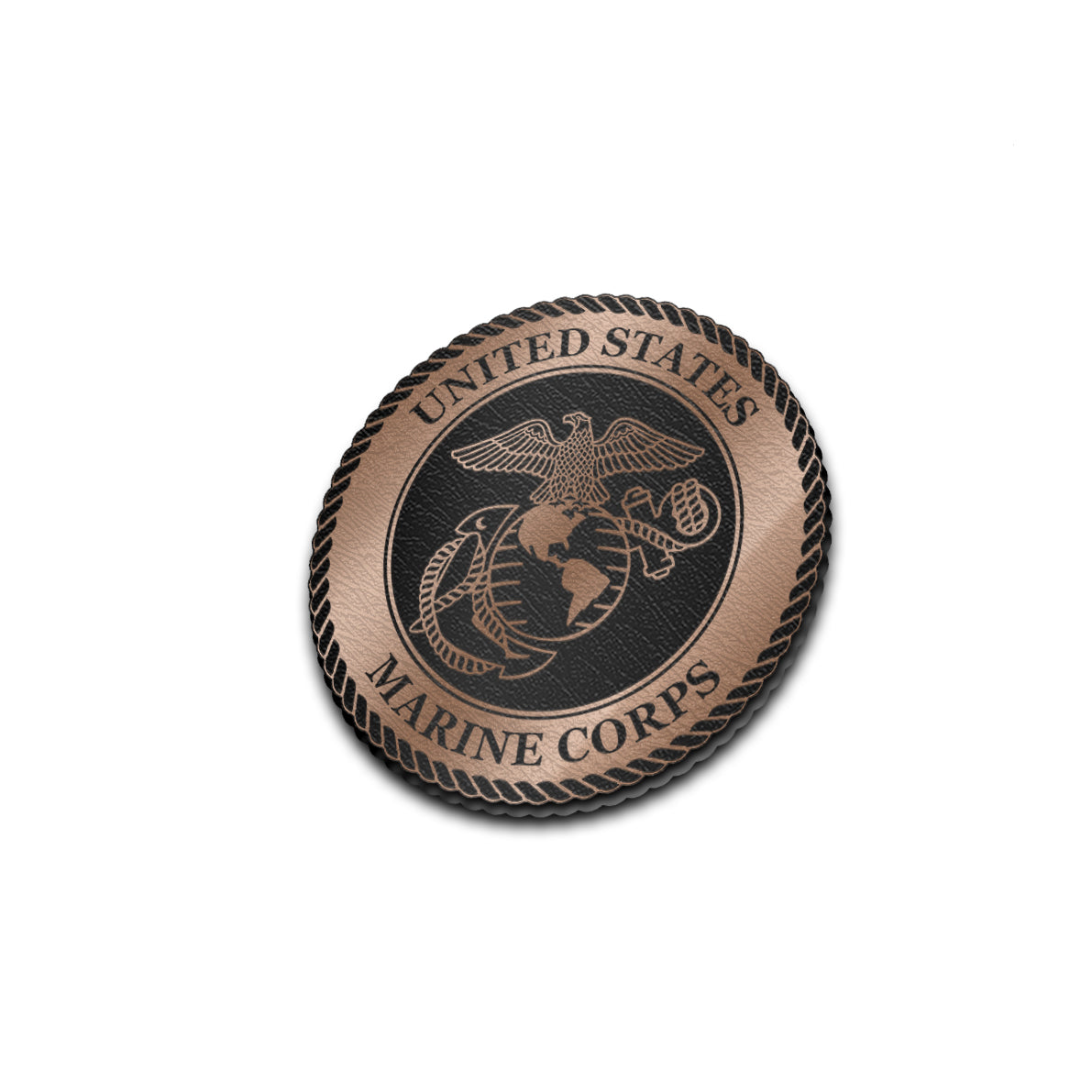 US Marine Corps - American Bison Design Co. - corps, Iron, Leather, marine, marines, military, On, Patch, Pre made, Premade, USA, usmc, veteran