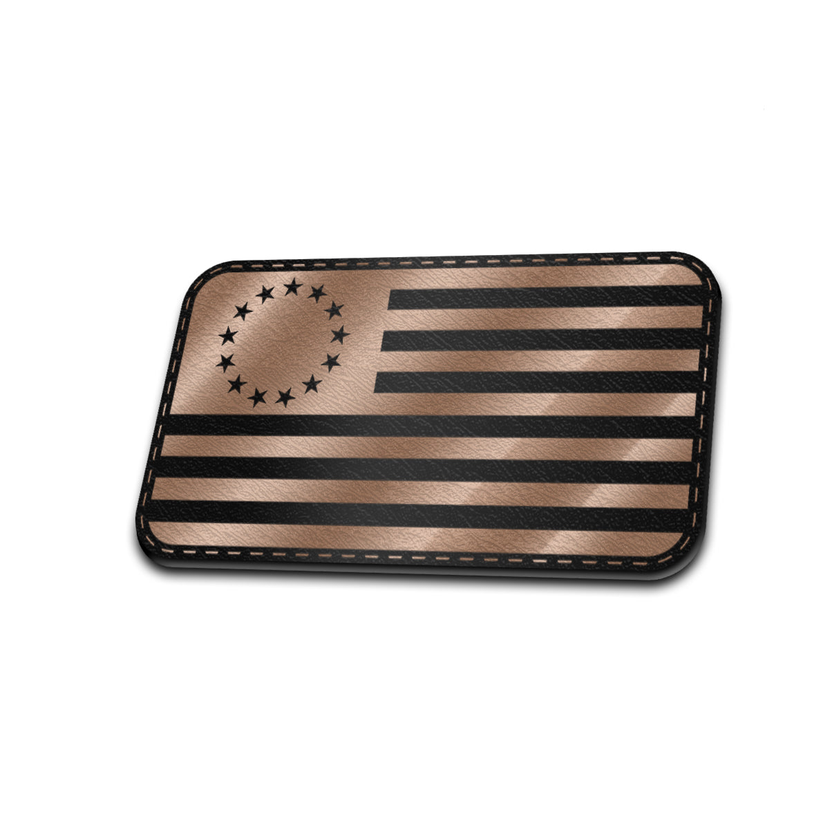 Betsy Ross Flag - American Bison Design Co. - america, betsy, flag, Iron, Leather, On, Patch, Patriotic, Pre made, Premade, ross, USA