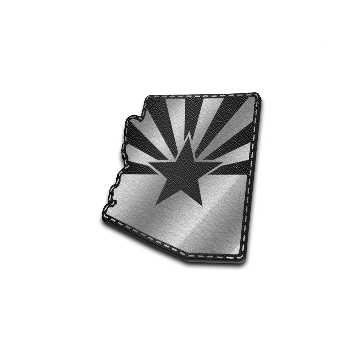 AZ State - American Bison Design Co. - arizona, Iron, Leather, On, Patch, Pre made, Premade, state