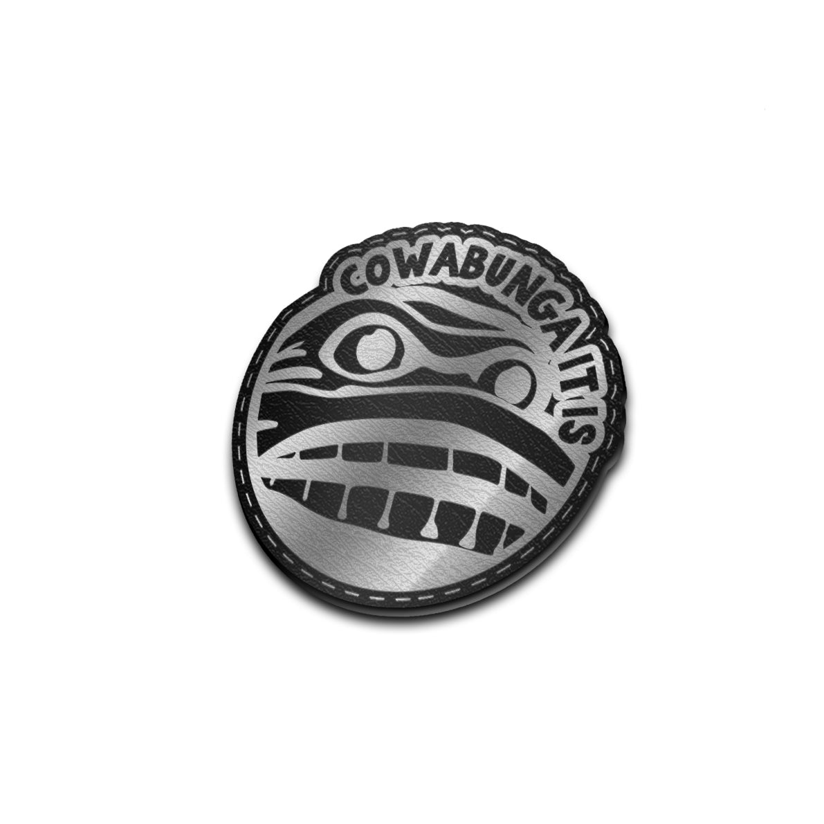 Cowabunga It Is - American Bison Design Co. - cowabunga, funny, Iron, Leather, On, Patch, Pre made, Premade, tmnt, turtle