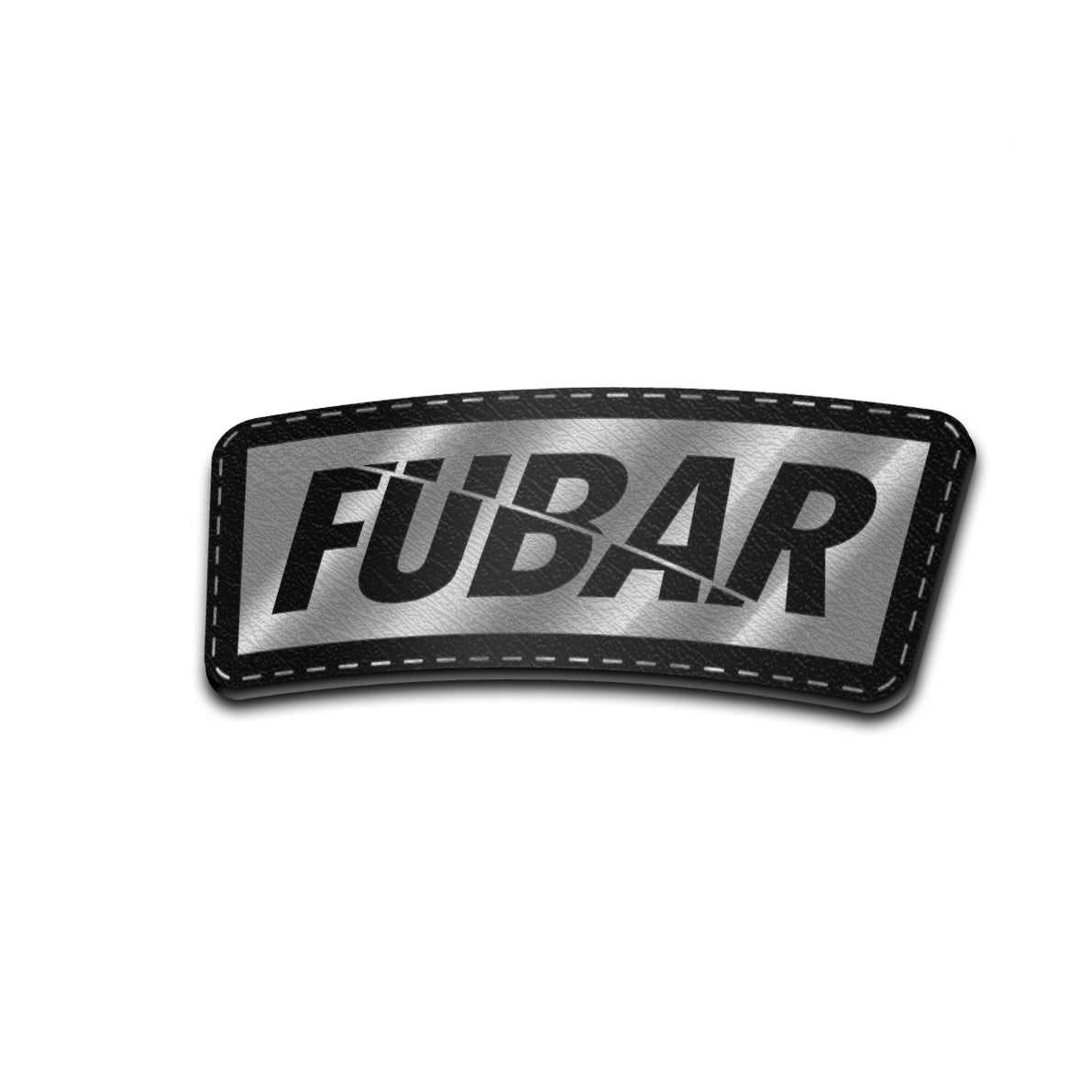 FUBAR - American Bison Design Co. - fubar, fucked up, Iron, Leather, On, Patch, Pre made, Premade