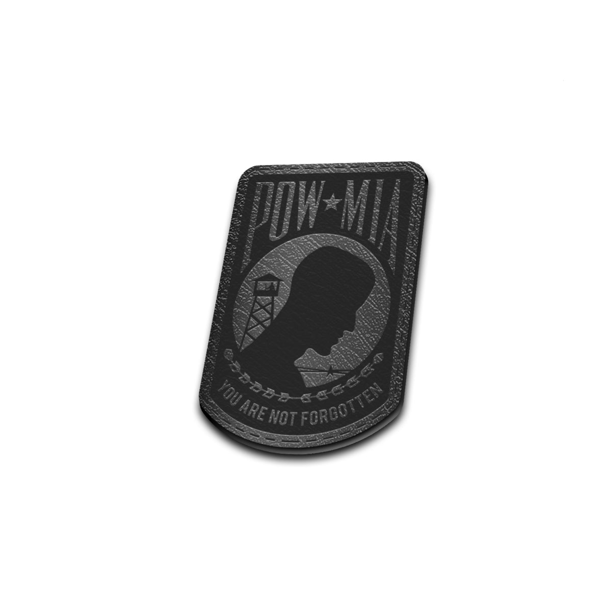 POW-MIA - American Bison Design Co. - Iron, Leather, mia, military, On, Patch, pow, powmia, Pre made, Premade