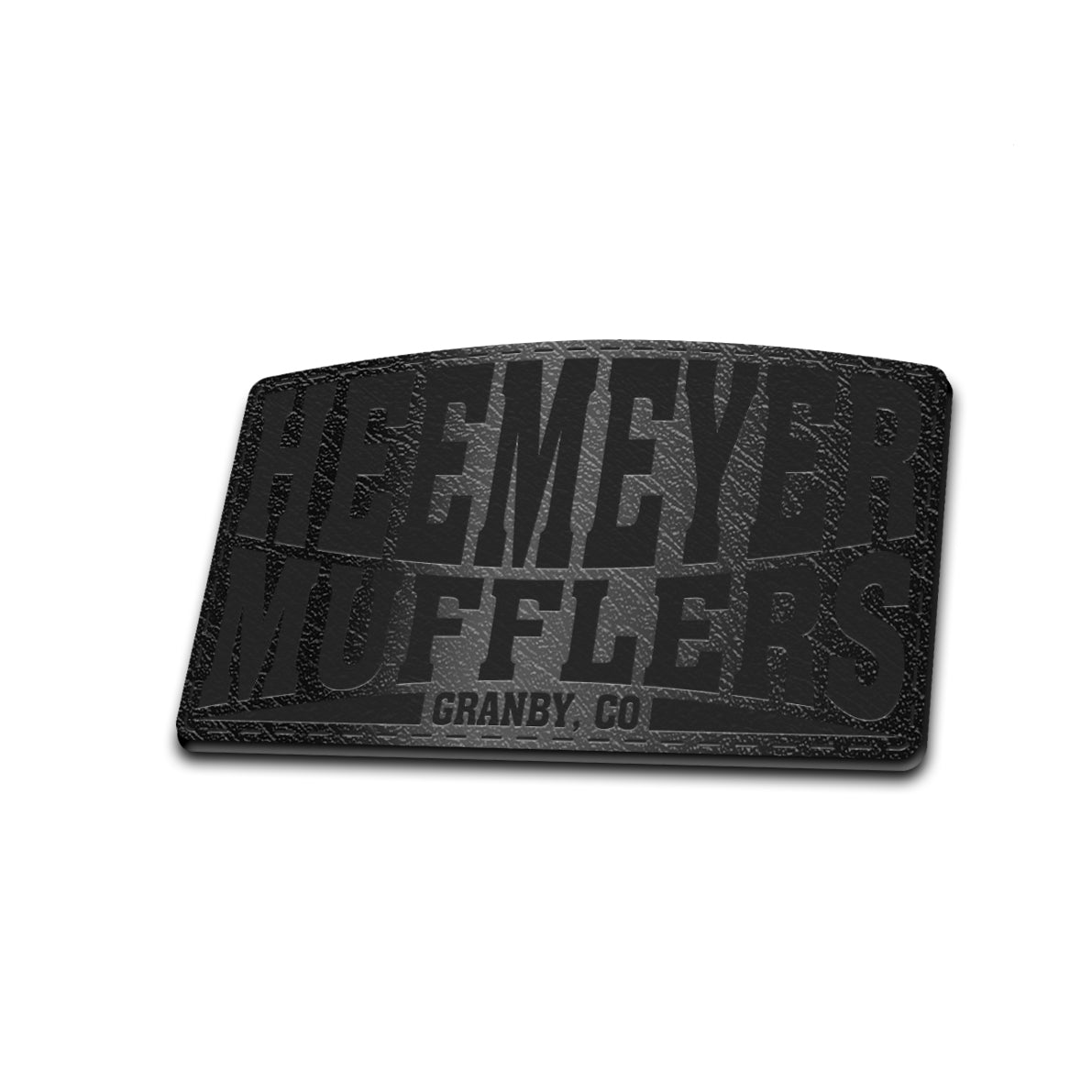 Heemeyer Mufflers - American Bison Design Co. - granby, heemeyer, Iron, kill dozer, killdozer, Leather, marvin, On, Patch, Pre made, Premade