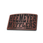 Heemeyer Mufflers - American Bison Design Co. - granby, heemeyer, Iron, kill dozer, killdozer, Leather, marvin, On, Patch, Pre made, Premade