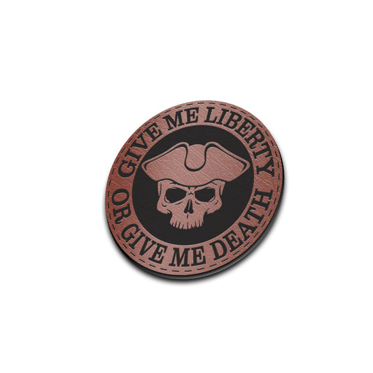 Liberty or Death - American Bison Design Co. - death, Iron, Leather, liberty, On, Patch, Patriotic, Pre made, Premade