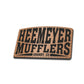 Heemeyer Mufflers - American Bison Design Co. - granby, heemeyer, Iron, kill dozer, killdozer, Leather, marvin, On, Patch, Pre made, Premade