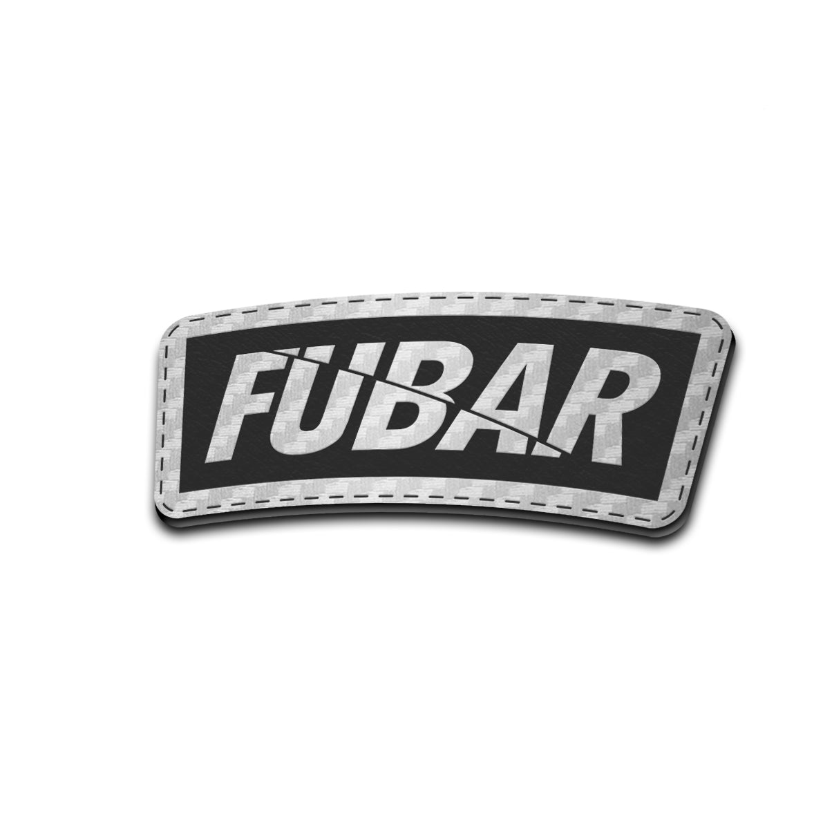 FUBAR - American Bison Design Co. - fubar, fucked up, Iron, Leather, On, Patch, Pre made, Premade