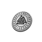 Odins Valknut - American Bison Design Co. - Iron, knot, Leather, odin, On, Patch, Pre made, Premade, valknut, viking