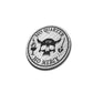 No Quarter - American Bison Design Co. - black, blackbeard, Iron, Leather, On, Patch, pirate, Pre made, Premade, quarter