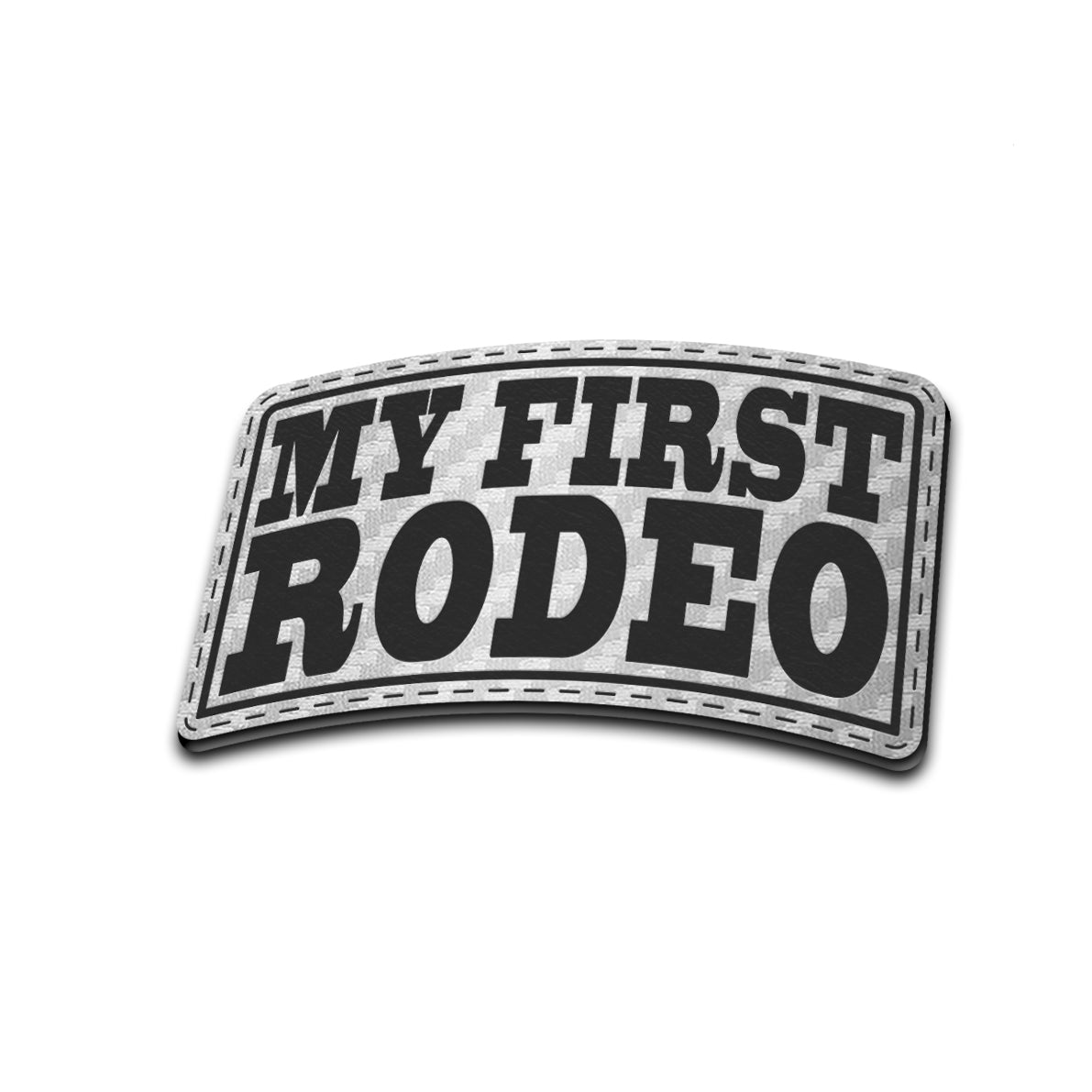 My First Rodeo - American Bison Design Co. - first, Iron, Leather, On, Patch, Pre made, Premade, rodeo