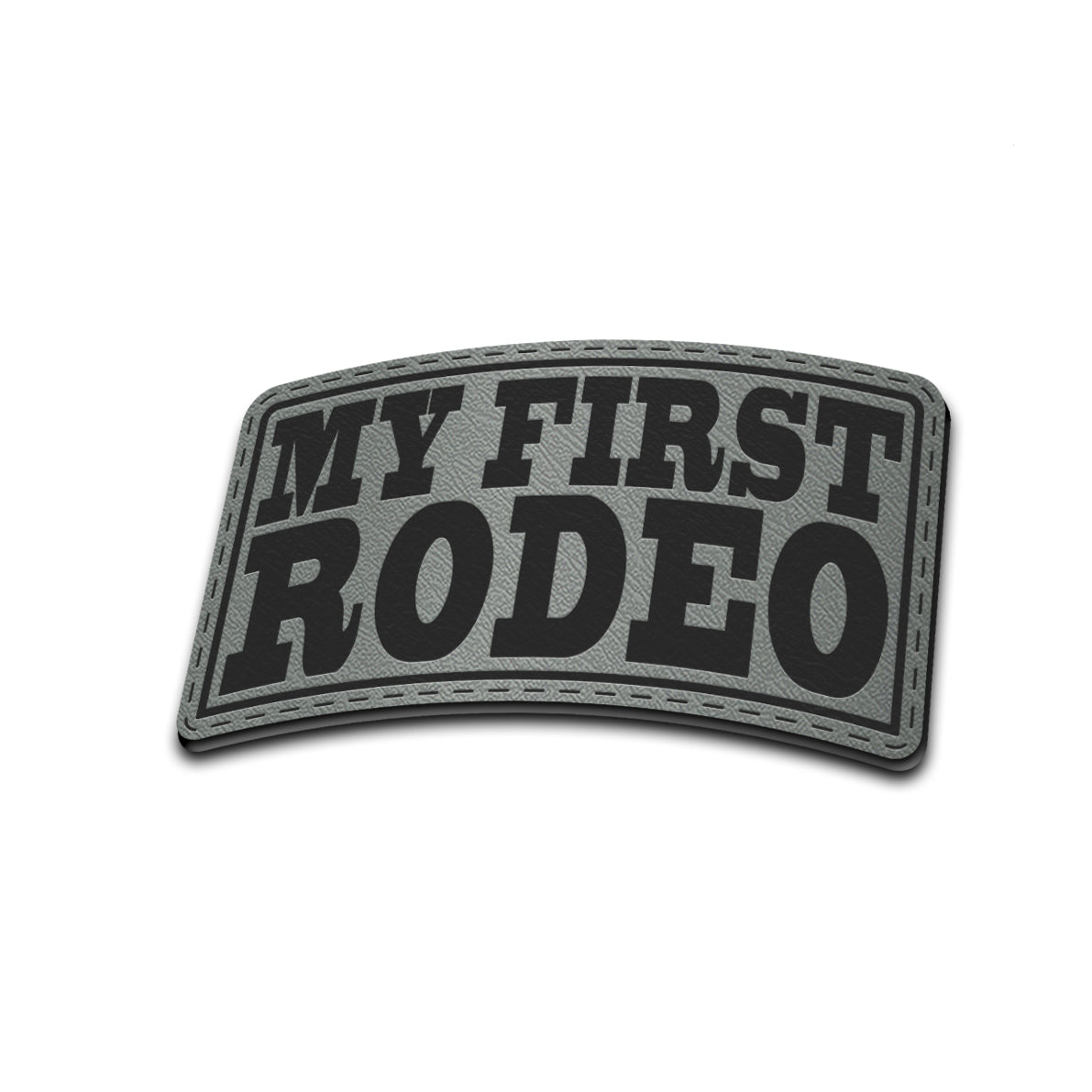 My First Rodeo - American Bison Design Co. - first, Iron, Leather, On, Patch, Pre made, Premade, rodeo