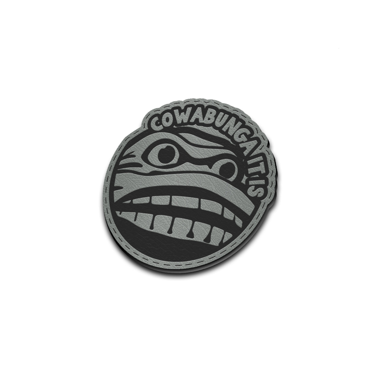 Cowabunga It Is - American Bison Design Co. - cowabunga, funny, Iron, Leather, On, Patch, Pre made, Premade, tmnt, turtle