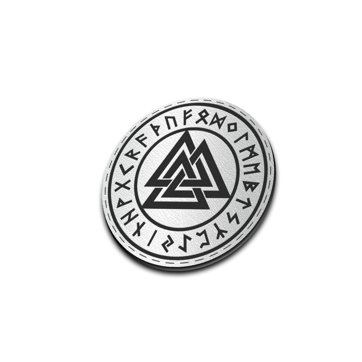 Odins Valknut - American Bison Design Co. - Iron, knot, Leather, odin, On, Patch, Pre made, Premade, valknut, viking