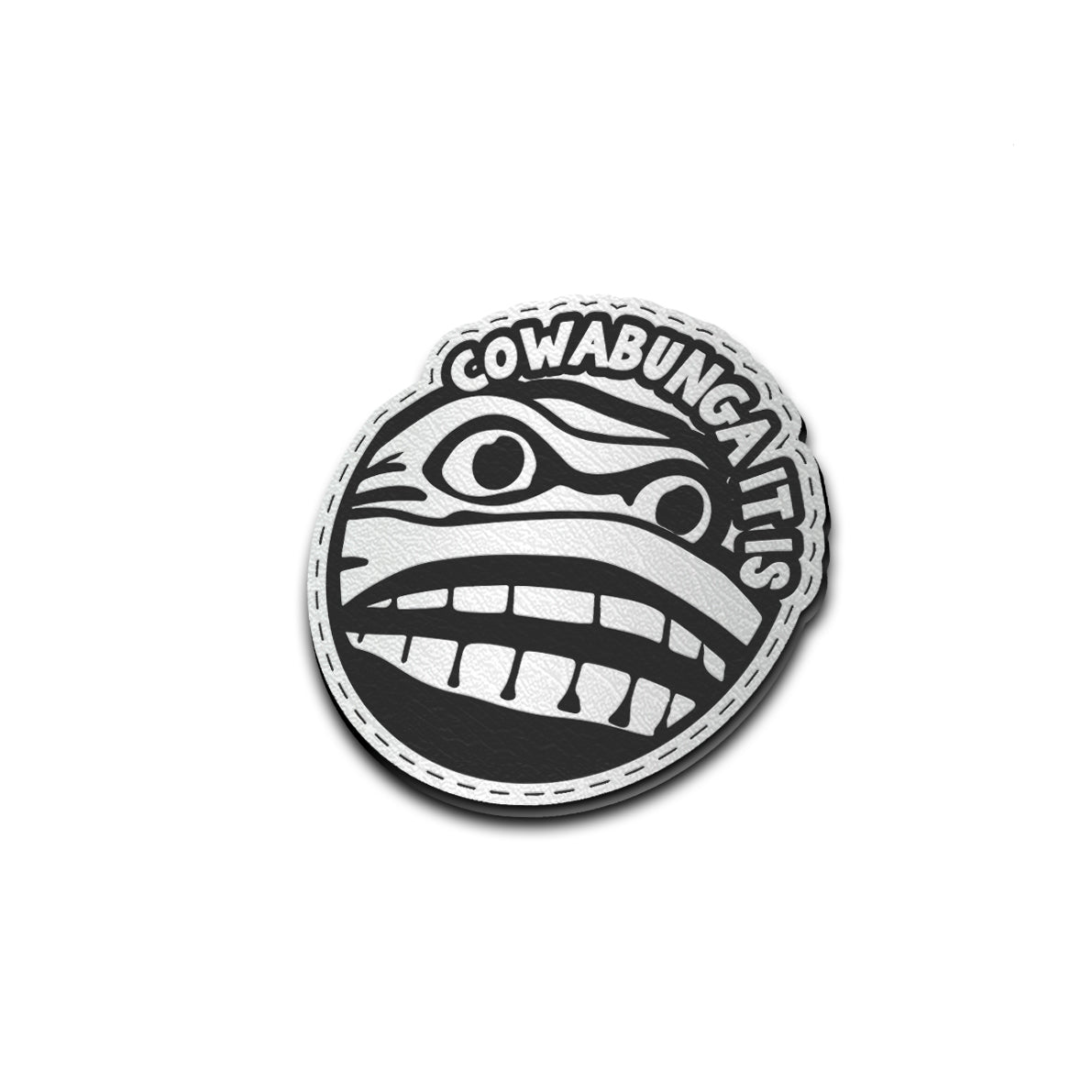 Cowabunga It Is - American Bison Design Co. - cowabunga, funny, Iron, Leather, On, Patch, Pre made, Premade, tmnt, turtle